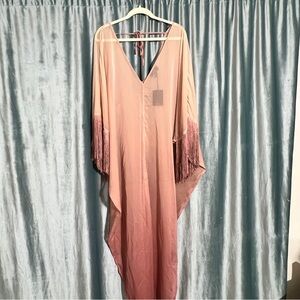 Michael Costello Blush Pink Kaftan